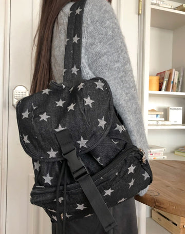 Pinner Dot Star Pocket Mini Backpack Bag